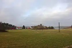 View of the village area