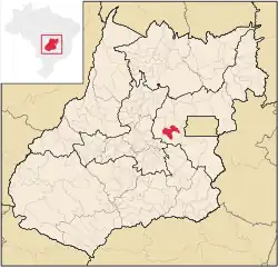 Location in Goiás state
