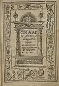 The 1540 Grammatica da Língua Portuguesa com os Mandamentos da Santa Madre Igreja, by João de Barros