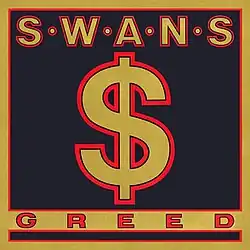 A yellow dollar sign with thin black and thicker red outlines on a black background.