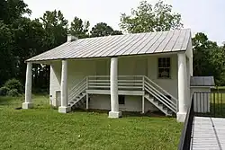Detached kitchen and cook's house