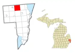 Location within St. Clair County