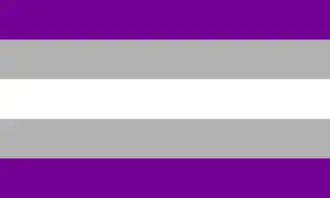 Graysexual pride flag