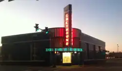 Greyhound Evansville, Indiana (illuminated)