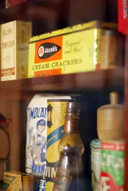Groceries display in Treasury Room