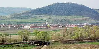 Panoramic view of Târnava commune