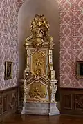 Baroque stove in the Neues Schloss Schleißheim (Germany)