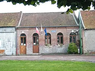 The town hall in Guignemicourt