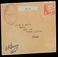 Guinea Airways cover to England, signed "CR Gurney/Pilot" (18 Aug 1930)
