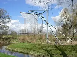 City marking by Gunnar Daan, realization in 2006