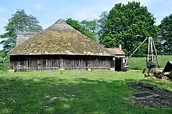 A preserved water powered sawmill, Norfolk, England