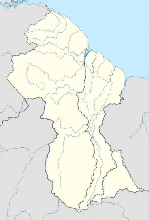 Micobie is located in Guyana