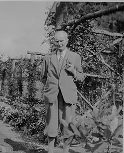 Mr. Young at Weirston in the year of his retirement - 1935.