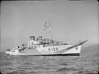 The Flower-class corvette HMS Borage was one of the seventeen escorts of Convoy HX 214.