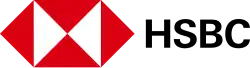 The logo of HSBC