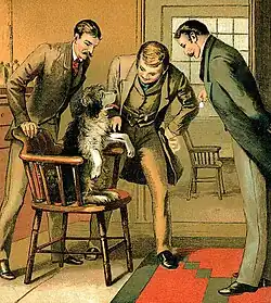 Tray visits the hospital to show his broken paw to the doctors.