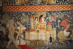 Detail of the southern painted vault