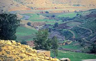 The stream of Wadi el-Maleh