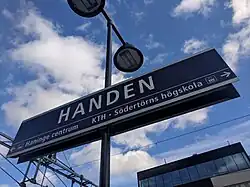 Station sign