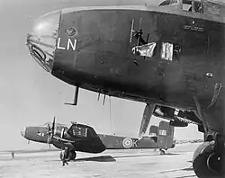 Handley Page Halifax, 113 Squad­ron from RAF Aqir, 1946-1947