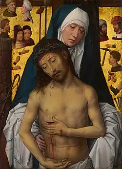 The Man of Sorrows in the arms of the Virgin, 1475 or 1479, National Gallery of Victoria