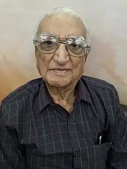 Hasu Yajnik in November 2018 at Amdavad National Book Fair