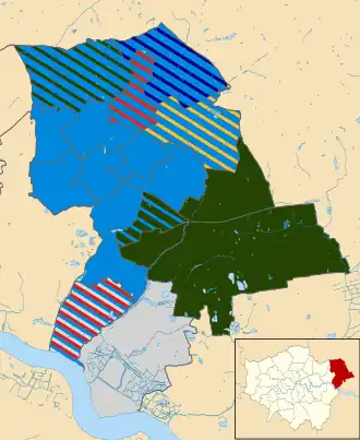 Havering 2006 results map
