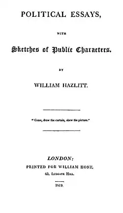 Cover image of the book, showing the title, author's name and details about its place and date of publication.