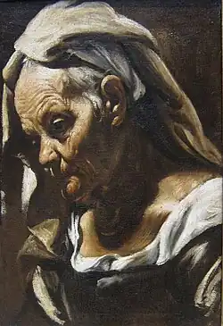 Head of an Old Woman (after 1610)