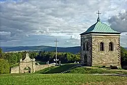 The surrounding panoramic view from Łysa Góra