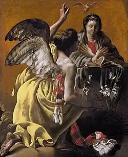 The Annunciation (1624), 134 x 85&nbsp;cm, Whitfield Fine Art, London, London