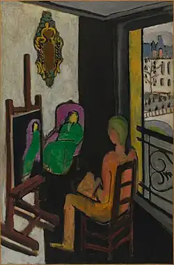 Henri Matisse, The Painter and His Model (Le Peintre dans son atelier), 1916–17