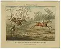 January 1, 1827: A Steeple Chase. "Plate 5..." of 6 by Henry Alken