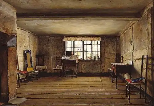The Room in Which Shakespeare Was Born (1853)