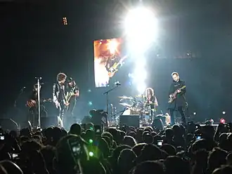 Héroes del Silencio during the World Tour 2007 in Sevilla, Spain