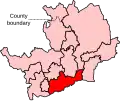 A medium-sized constituency in the south of the constituency.