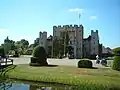 Image 26Credit: James ArmitageHever Castle, in Kent, England (in the village of Hever), was the seat of the Boleyn family, later bestowed to Anne of Cleves following her divorce from King Henry VIII of England. More about Hever... (from Portal:Kent/Selected pictures)