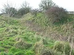Roman camp 405 m west of The Bungalow