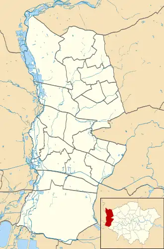 Yeading Brook is located in London Borough of Hillingdon