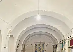 A plaster vault