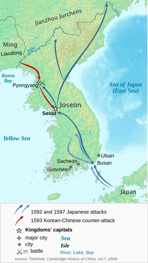 Japanese invasions of Korea (1592–1598)