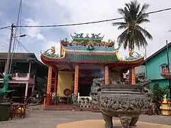 Temple on the island