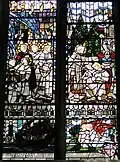 Third and fourth lights in Whall's four-light traceried window "The Holy Spirit and Pentecost" at Holy Trinity Sloane Street.