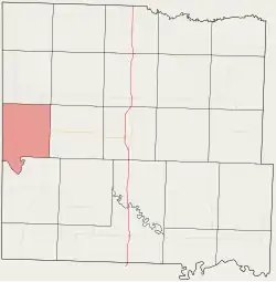 Location in Bates County
