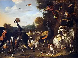 Beast in Front of Noah's Ark (ca. 1680), oil on canvas, Herzog Anton Ulrich Museum