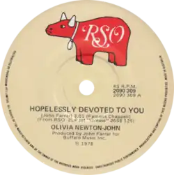 Side A of the Australian single