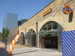 Hoxton station on the first day of full operation