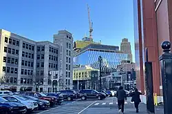 Progress as of February 2023, from Madison and John R Streets