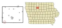 Location of Pioneer, Iowa