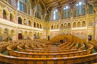 Assembly hall of the National Assembly of Hungary